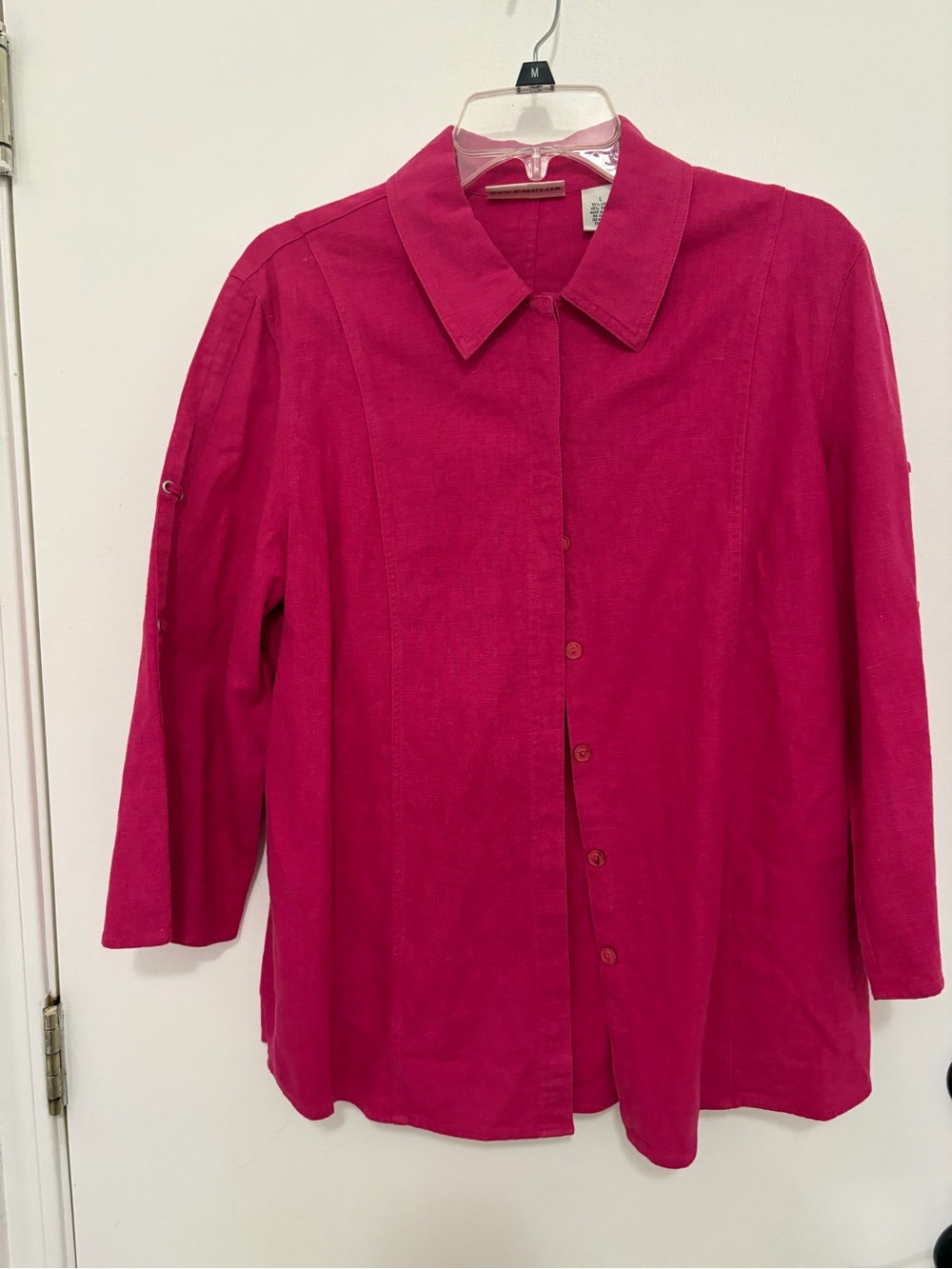 Draper and damon’s Bright Fuchsia Button-Down Shirt